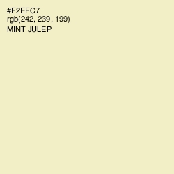 #F2EFC7 - Mint Julep Color Image